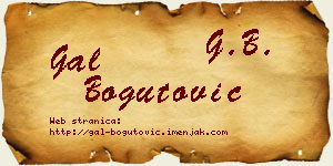 Gal Bogutović vizit kartica